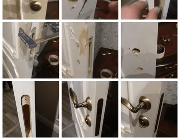 Реставрация вылома дверного замка