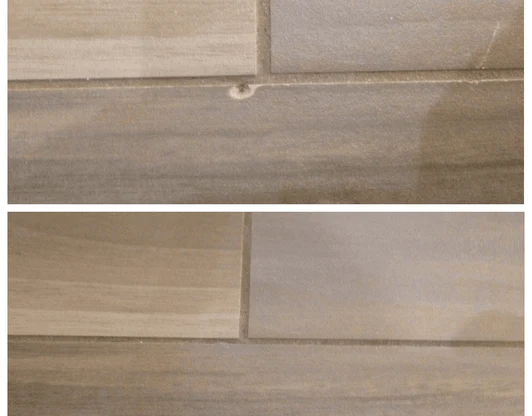 Реставрация скола на напольной плитке