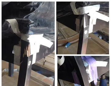 Реставрация отломанной ножки стула